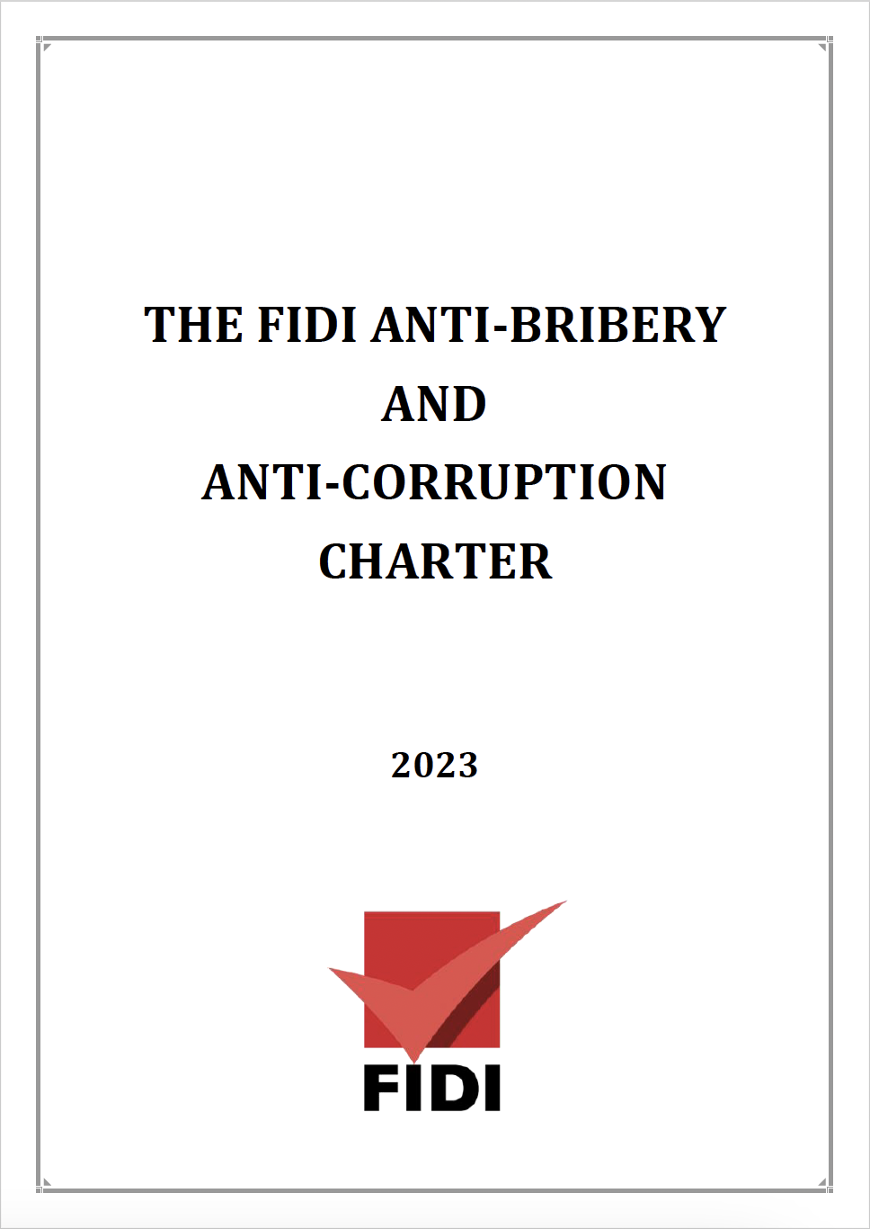 The Fidi Anti-Bribery and Anti-Corruption Charter